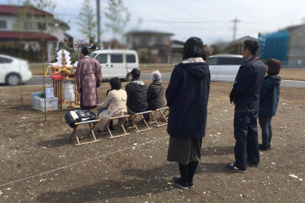 地鎮祭、着工